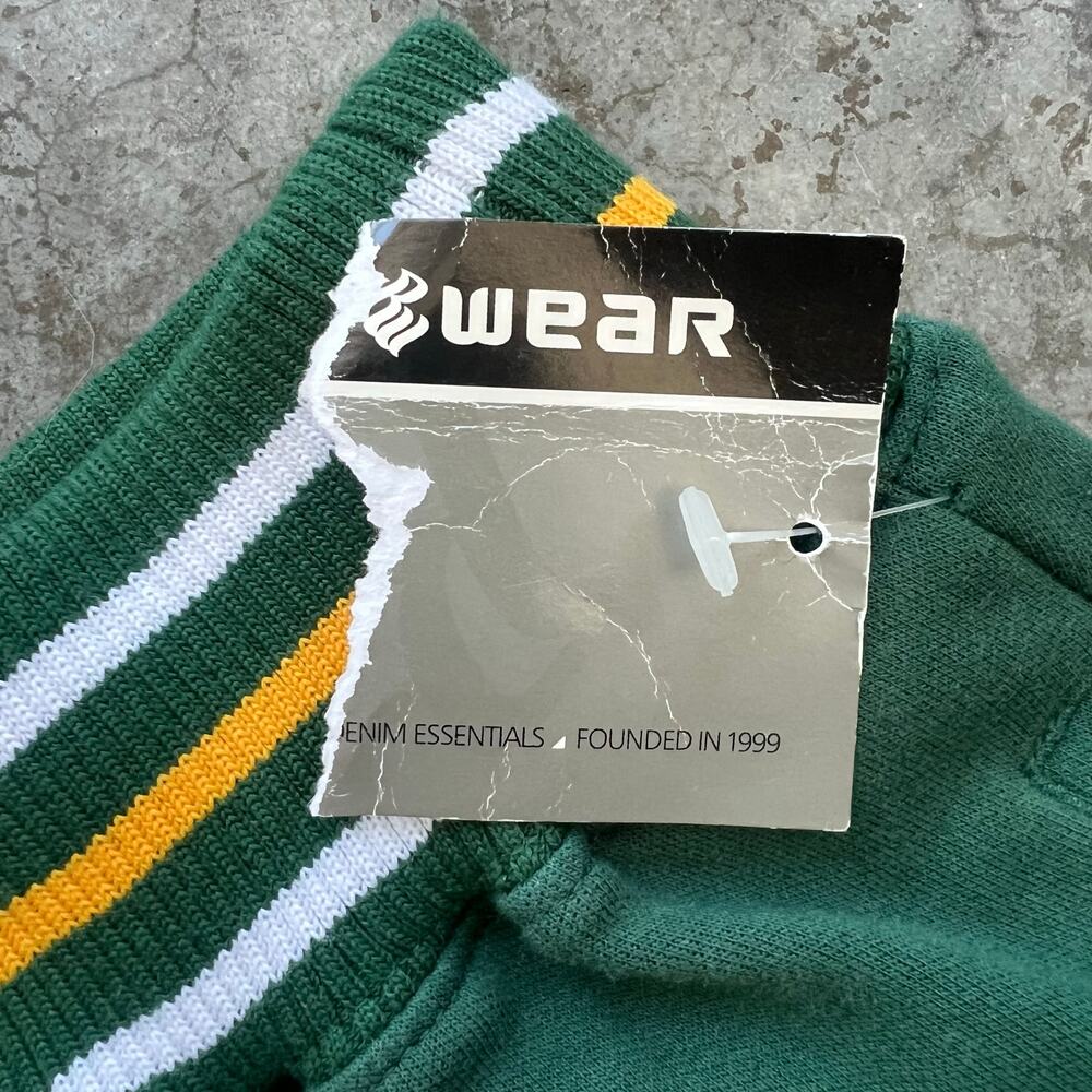 ROCAWEAR Baggy Sweatpants Green Yellow Y2K Hip Hop Deadstock 3XL - Picture 5 of 14